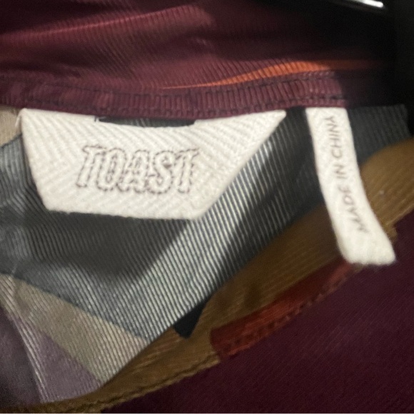 TOAST London geo print cup to blend dress size 18 - Picture 3 of 16